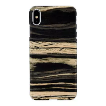 Nutitelefoni ümbris man and wood iPhone XS Max jaoks — Valge Ebony viimistlus