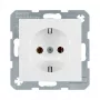Pistikupesa tüüp F berker 47431909 — 16 A, 250 V, valge plastik