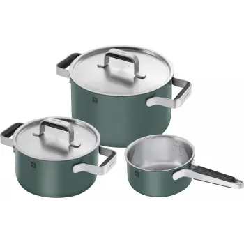 Köögitarvikute komplekt ZWILLING PURE 1028857 — roostevaba teras, induktsiooniga ühilduv