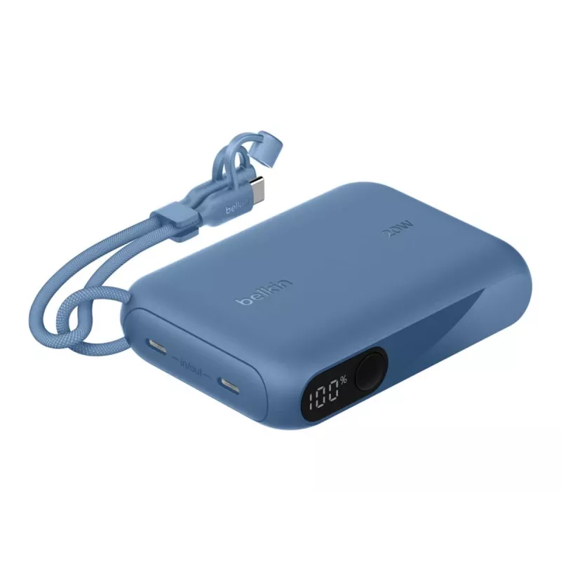 Akupank Belkin BPB027HQBL 10000 mAh — Sinine, 2× USB Type‑C porti