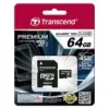 Transcend 64GB microSDXC UHS-I Flash-mälu TS64GUSDU1