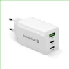 Toiteadapter everActive SQ-655Q 65W, 1×USB-A + 2×USB-C kiirlaadimine