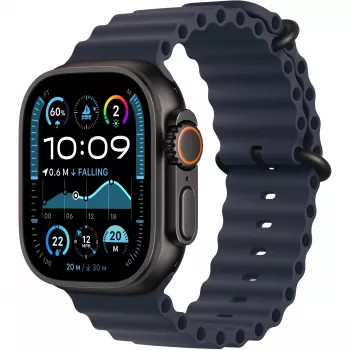 Band Apple 49mm Navy Ocean Band Extension Must Titanium Finish
