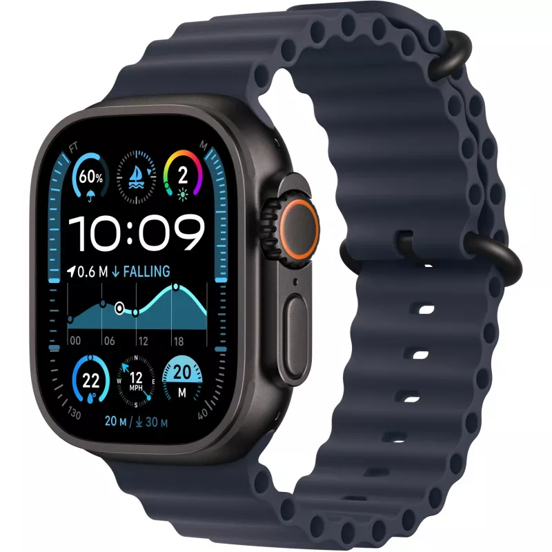 Band Apple 49mm Navy Ocean Band Extension Must Titanium Finish