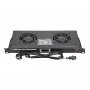 Ventilaatoripaneel Extralink EX.19089 19 tolli 2 ventilaatorit termostaadiga