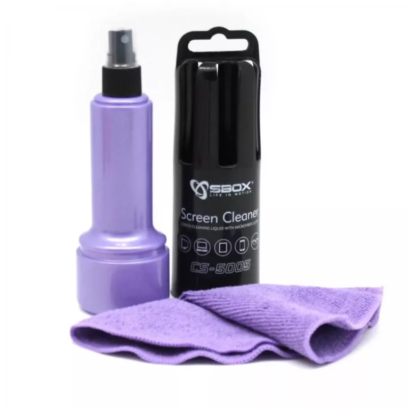 Sbox CS-5005U Ekraanipuhastusvahend 150ml Lilla