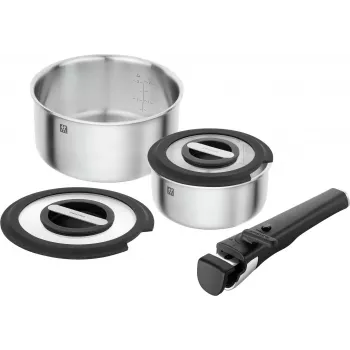 Kööginõude komplekt ZWILLING Unlock 5-osaline, 18/10 roostevaba teras, mudel 1034435