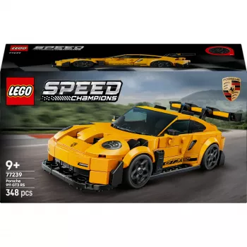 Ehitusmänguasi LEGO Porsche 911 GT3 RS Speed Champions 77239 — mõõtkavas 1:18, 348 osa, vanusele 9+ aastat