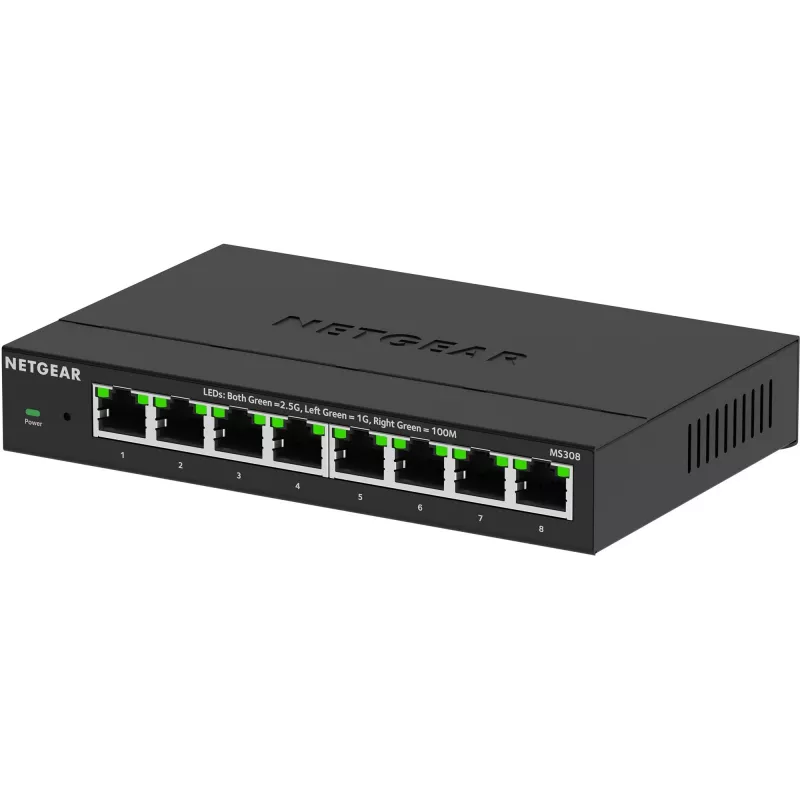 NETGEAR MS308 Haldamata 2.5G Ethernet (100/1000/2500) Must