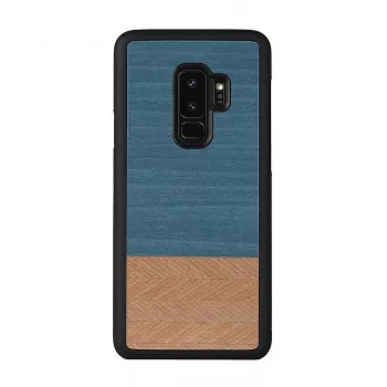 Nutitelefoni ümbris man and wood Samsung Galaxy S9 Plus jaoks — denim Must