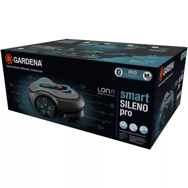Robotic lawn mower Gardena smart SILENO pro aku 600 m² 16 cm