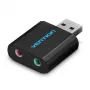 Vention USB väline helikaart Must metalltüüp