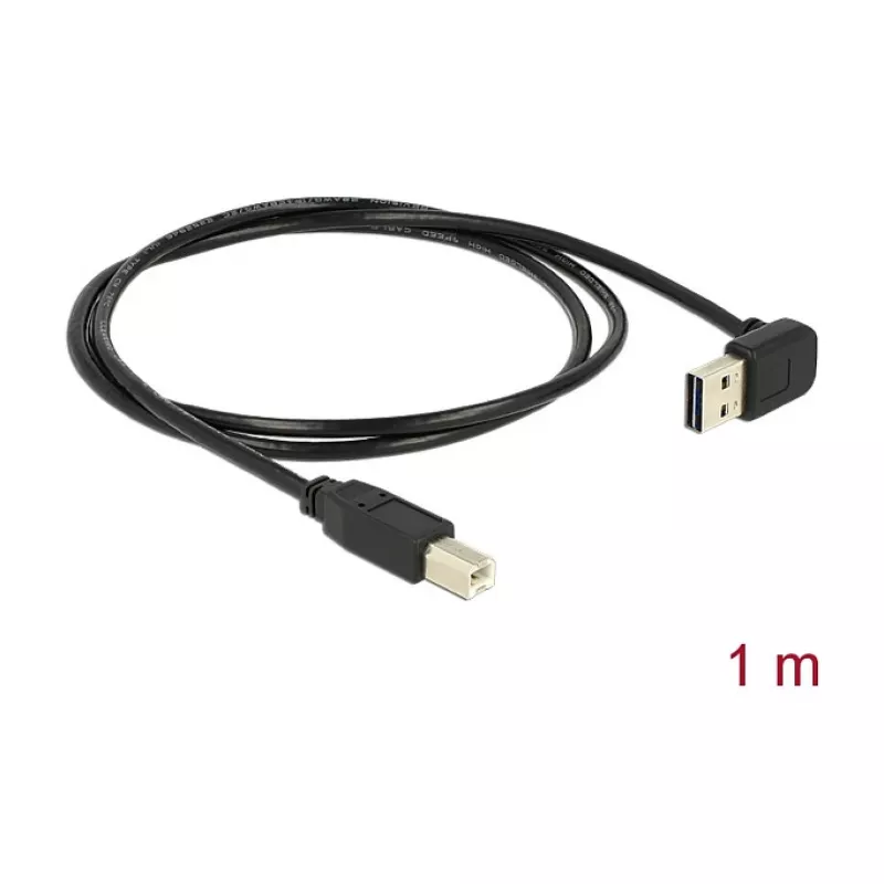 USB-kaabel DeLOCK 85558 USB 2.0 1 m USB A USB B Must
