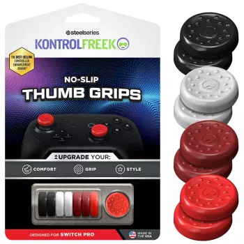 Pöidla grippkork Steelseries 1020-NP Kummist Must Punane Valge