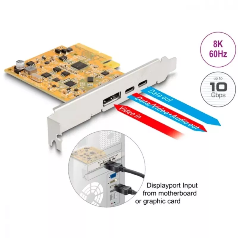 PCI Express x4 kaart DeLOCK 90161