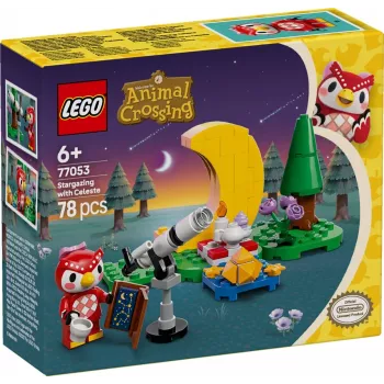 Ehitusmänguasi LEGO Animal Crossing Tähevaatlus Eufemiaga komplekt 77053