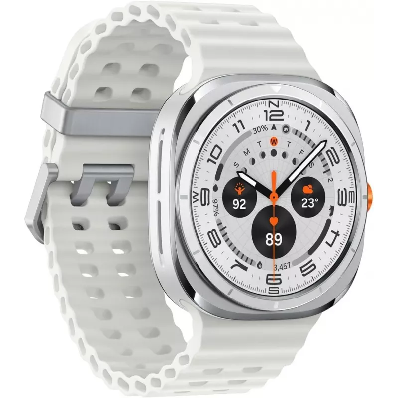 Nutikell Samsung Galaxy Watch Ultra 47 mm Titanium White — AMOLED 1,5 tolli, 4G, 64 GB, 590 mAh