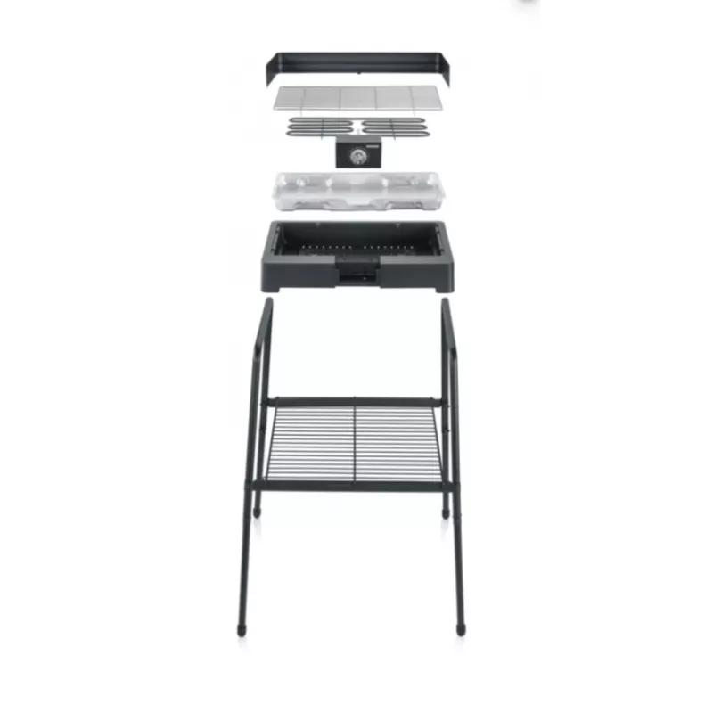 Severin PG8566 elektribarbecue ja grill, must, 2200 W (PG8566)
