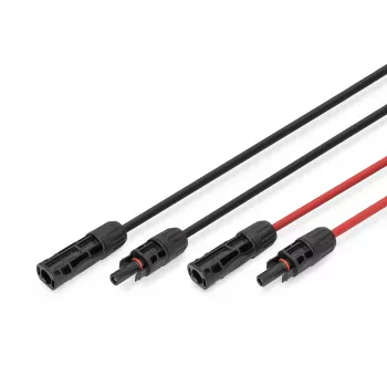 Kaabel Digitus DK-SCEC66-0050 6 mm² MC4 5 m Must Punane