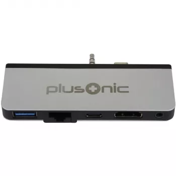 Dokkimisadapter Plusonic PSUC0165 Microsoft Surface Go jaoks, 5-ühes USB 3.0, HDMI, USB-C