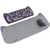 Traadita klaviatuuri ja hiire komplekt CANYON HSET-W6 Kitty Edition – violetne
