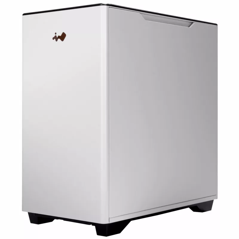 InWin A5 Midi-Tower karastatud klaasiga - valge
