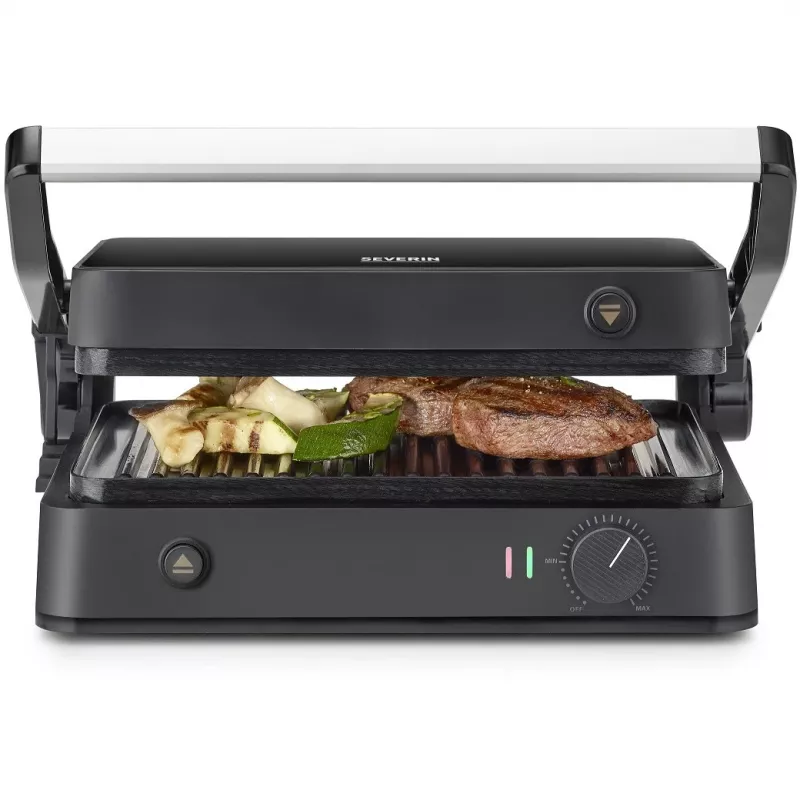 Kontaktgrill Severin KG 2398 must valge 1800 W 300 x 220 mm