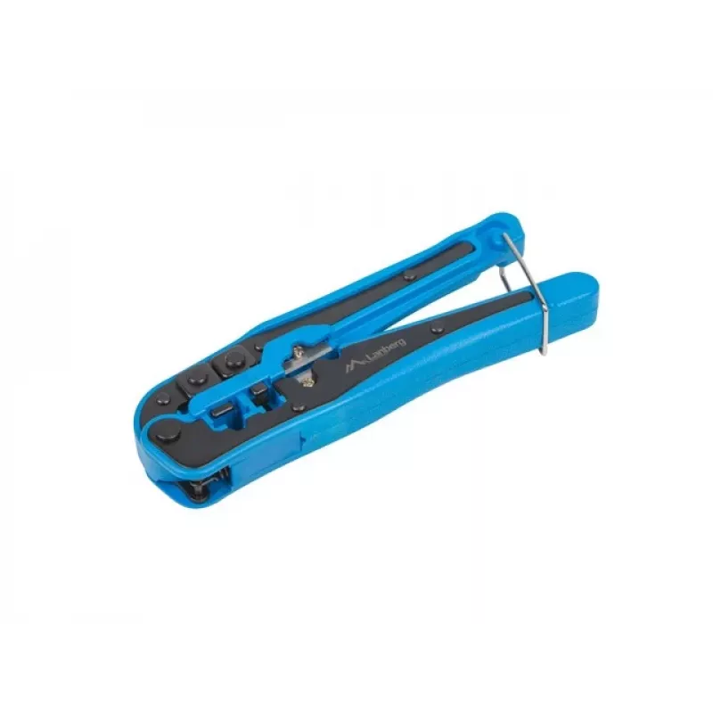 Pressimistangid LANBERG NT-0202 RJ-11 pistikutele, max kaabli läbimõõt 6 mm, must/sinine