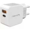 nevox USB PD Type C + USB QC 3.0 laadija 30 W valge (2009)