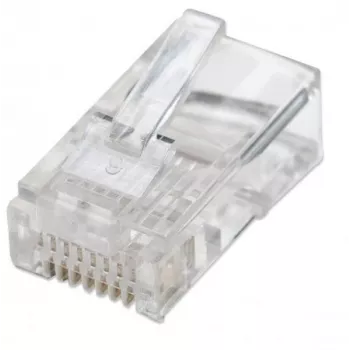 Intellinet 502375 juhtmepistik RJ-45 läbipaistev