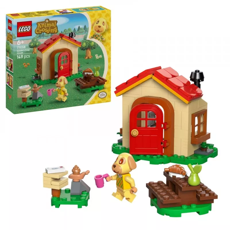 Ehitusmänguasi LEGO Animal Crossing Cozy House 77058, 149 tk, 1 minifiguur, suurus 120×90×70 mm