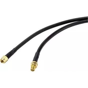 SpeaKa Professional Antenni pikenduskaabel [1x RP-SMA-pistik - 1x RP-SMA-pesa] 2,00 m Must (SP-9226160)
