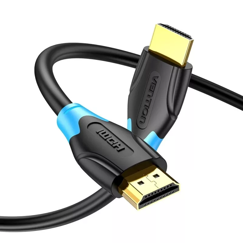 HDMI-kaabel Vention AACBN 15 m, HDMI tüüp A isane - HDMI tüüp A isane, HDMI 2.0, 18 Gbit/s, ARC, kullatud kontaktid, must
