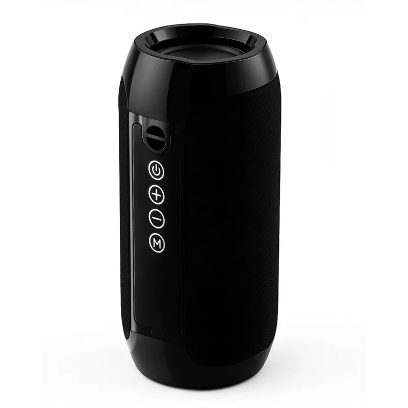 Kaasaskantav Bluetooth stereokõlar SQUEAK SQ1008 — 14W RMS, Bluetooth 5.3, 1200 mAh, IPX4, FM, LED, AUX, USB