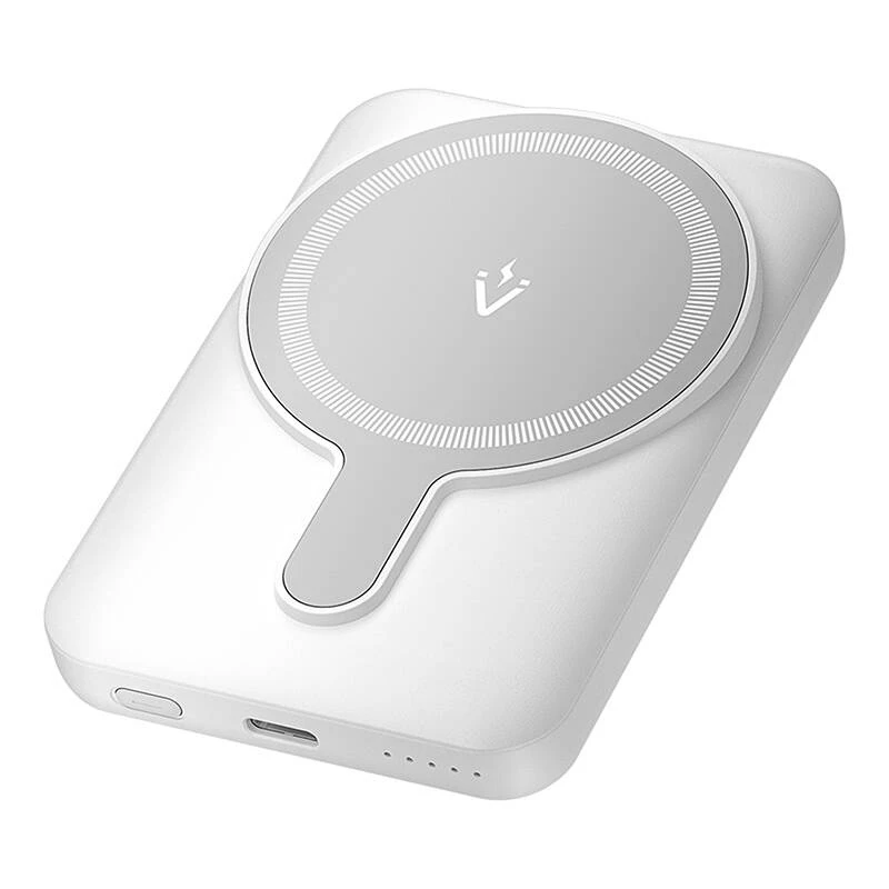 Akupank Vention FHSW0 5000 mAh Juhtmevaba laadimine 3 A USB-C Valge