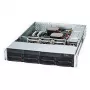 Super Micro Supermicro SC825 TQC-600LPB - Rack Mount 2U - E-ATX - SATA/SAS - Hot-Swap 600 Watt - Must (CSE-825TQC-600LPB)