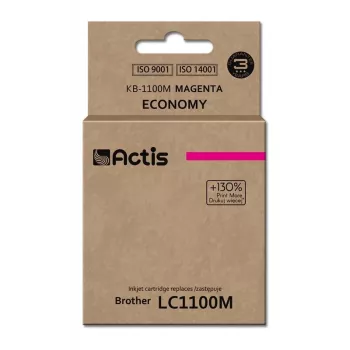 Actis KB-1100M tint (asendus Brother LC1100M/980M jaoks; Standard; 19 ml; magenta)