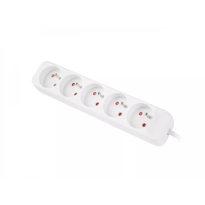 LANBERG PS0-05E-0150-W 1,5M Valge 5X 230V Lanter PIKENDUSJUHEM TÄISVASKIST