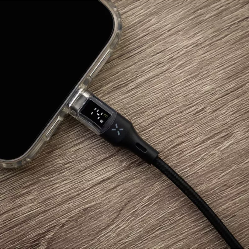 Fikseeritud | USB-C/USB-C kaabel kuva ja PD toega, 2m, USB 2.0, 100W | FIXDD-CC2-BK