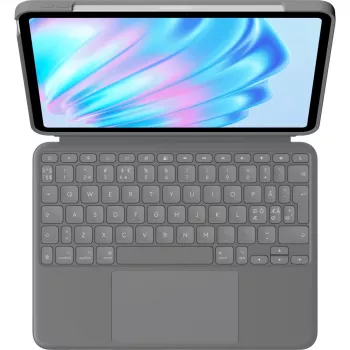 Klaviatuur Logitech Combo Touch QWERTY taani soome norra rootsi Smart Connector hall