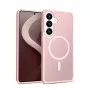 Crong Hybrid Matte Magnetic ümbris Samsung Galaxy S26 jaoks — TPU/PC, roosa