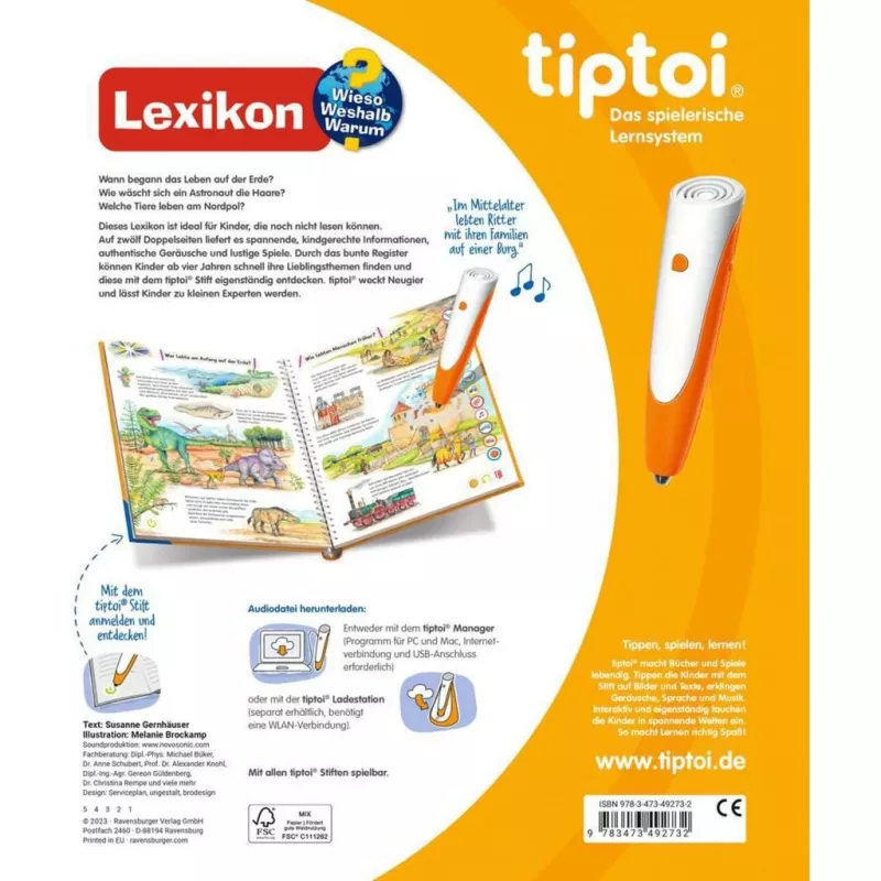 tiptoi Miks? Kuidas? Milleks? Leksikon, Õpperaamat