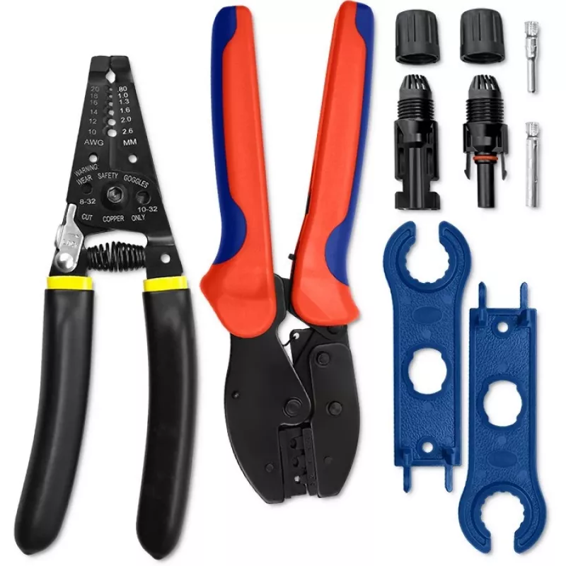 Qoltec Solar Tool Kit ühilduv MC4 pistikutega | pressimistööriist + eemaldamistangid