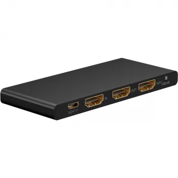 HDMI jaotur 1 kahele (4K @ 60 Hz) - jagab 1x HDMI sisendsignaali 2x HDMI väljundiks