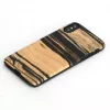 man and wood nutitelefoni ümbris iPhone X/XS jaoks — valge eebenipuu must
