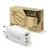 Toiteadapter everActive SQ-655Q 65W, 1×USB-A + 2×USB-C kiirlaadimine