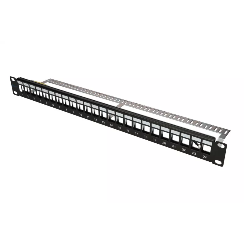 “Extralink” 24 pordiga STP kaabeljaotuspaneel, modulaarne, 24 porti