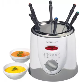 Clatronic FFR 2916 ühekordne 1 L eraldiseisev 900 W fritüür hall, valge