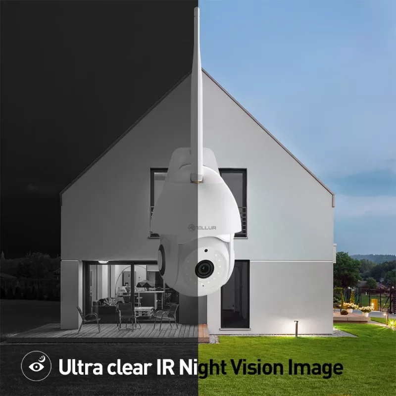 Turvakaamera Tellur TLL331451 3MP UltraHD PTZ valge