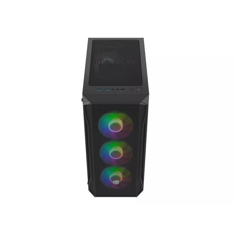 Korpus Fury Shobo SH4F RGB aknaga 4 ventilaatoriga MIDI arvuti PC